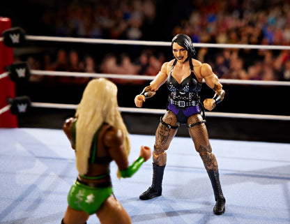 WWE Ultimate Edition RAW Ring and WWE Superstar Rhea Ripley Figure - Bộ Võ Đài và Mô Hình Sưu Tầm - Mattel