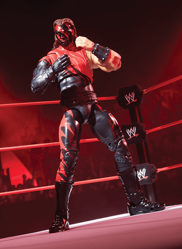 WWE Ultimate Edition Attitude Era Ring and Kane Figure - Bộ Sàn Đấu Và Mô Hình Kane Sưu Tầm - Mattel HNM39