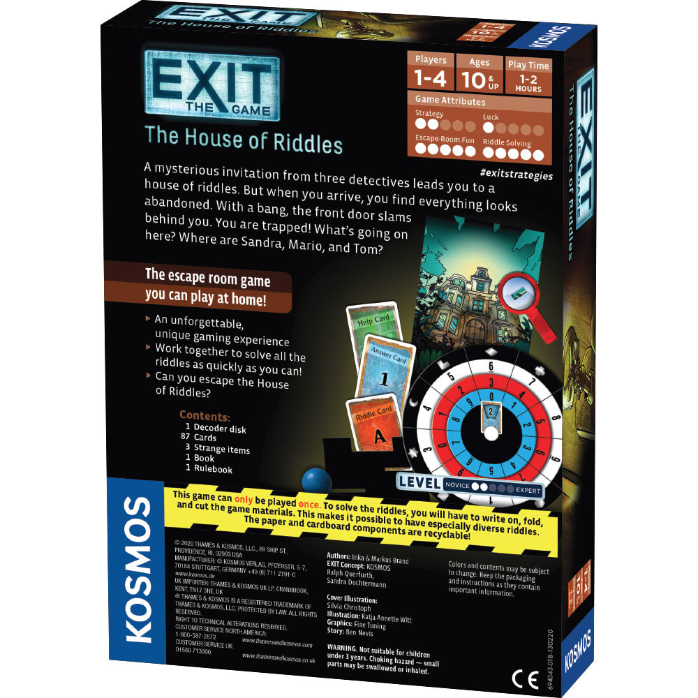 EXIT: The House of Riddles | Trò Chơi Escape Room Tại Nhà Cấp Độ Beginner | Thames & Kosmos - Góc nhìn khác 3