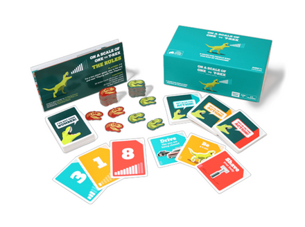 On a Scale of One to T-Rex - Trò chơi thẻ bài tiệc tùng - Exploding Kittens