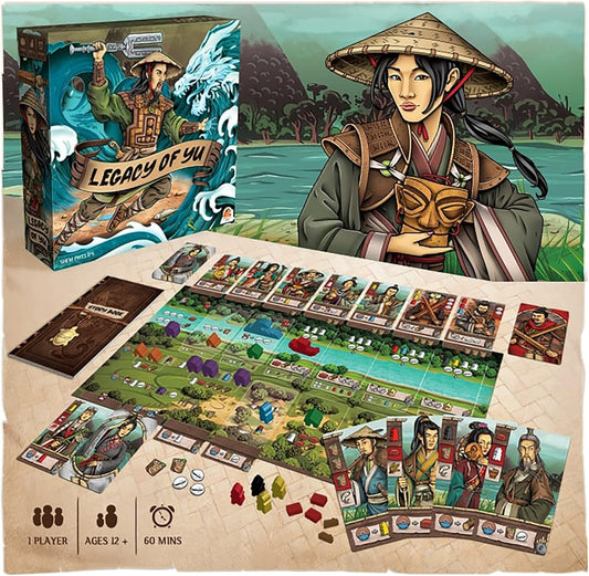 Legacy of Yu - Board Game Solo Chiến Thuật - Renegade Game Studios - Hình ảnh chi tiết 2