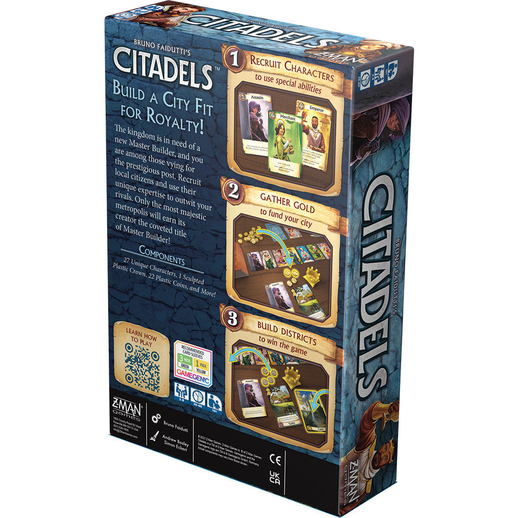 Citadels Board Game (Revised Edition) - Trò chơi chiến thuật xây dựng thành phố - Z-Man Games