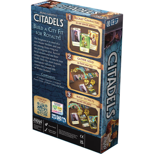 Citadels Board Game (Revised Edition) - Trò chơi chiến thuật xây dựng thành phố - Z-Man Games