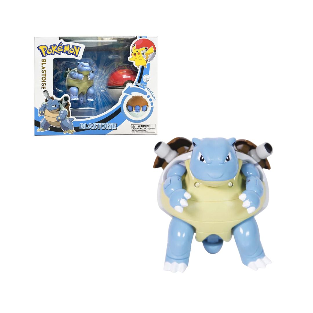 Pokemon Transformation Ball: Blastoise Turtle Beast - Đồ chơi bóng biến hình Pokemon - POKEMON TOYS ZC8904E