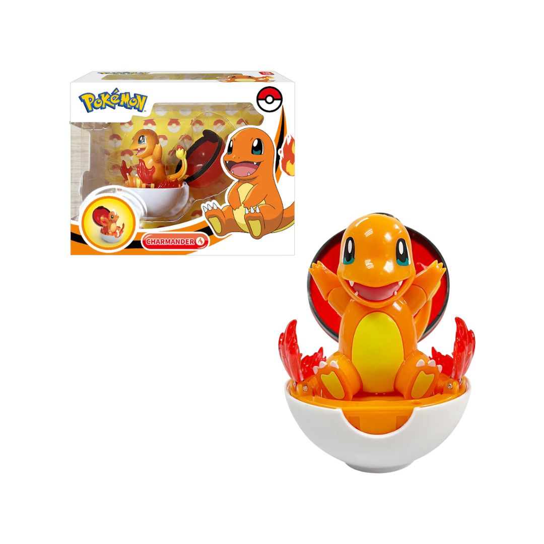 Charmander Pokemon Toy ZC8937E - Mô hình Quả Cầu Tự Động Biến Hình - POKEMON TOYS