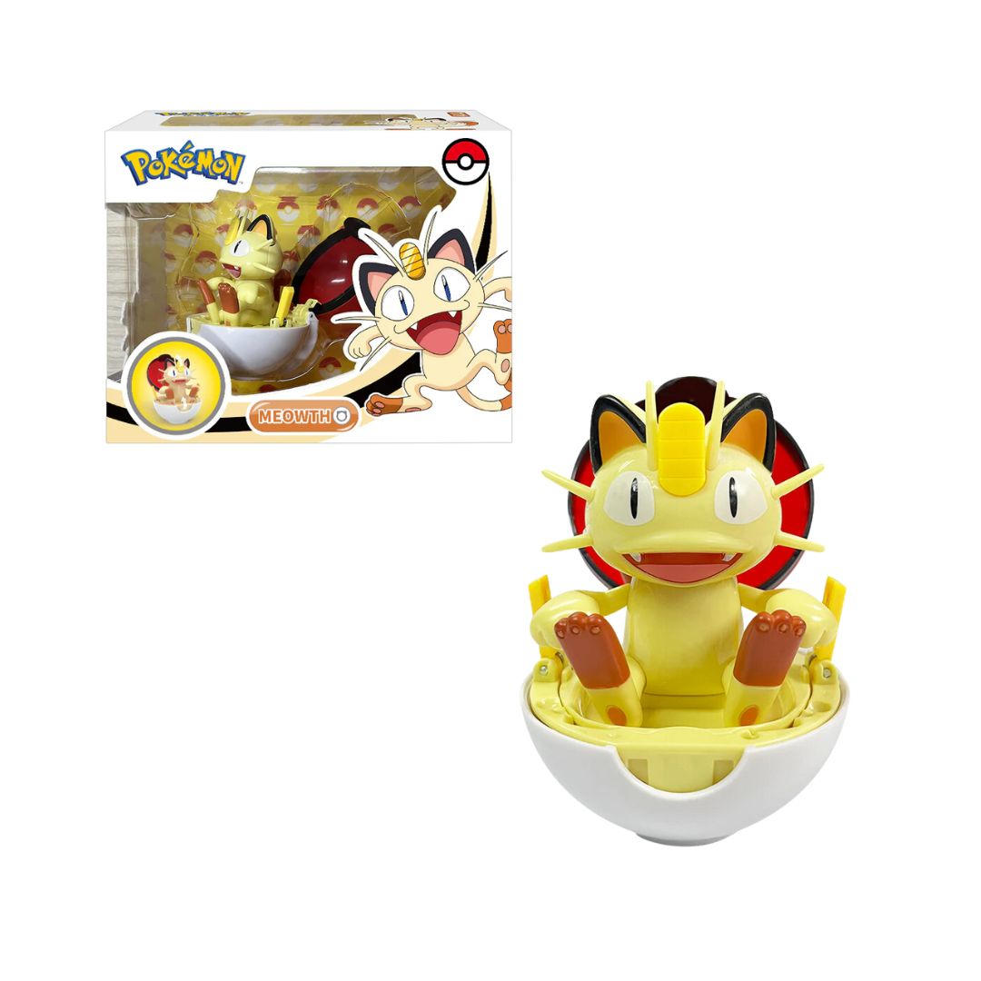 Pokemon Meowth Automatic Transforming Ball Toy - Mô hình quả cầu biến hình tự động - POKEMON TOYS ZC8941E