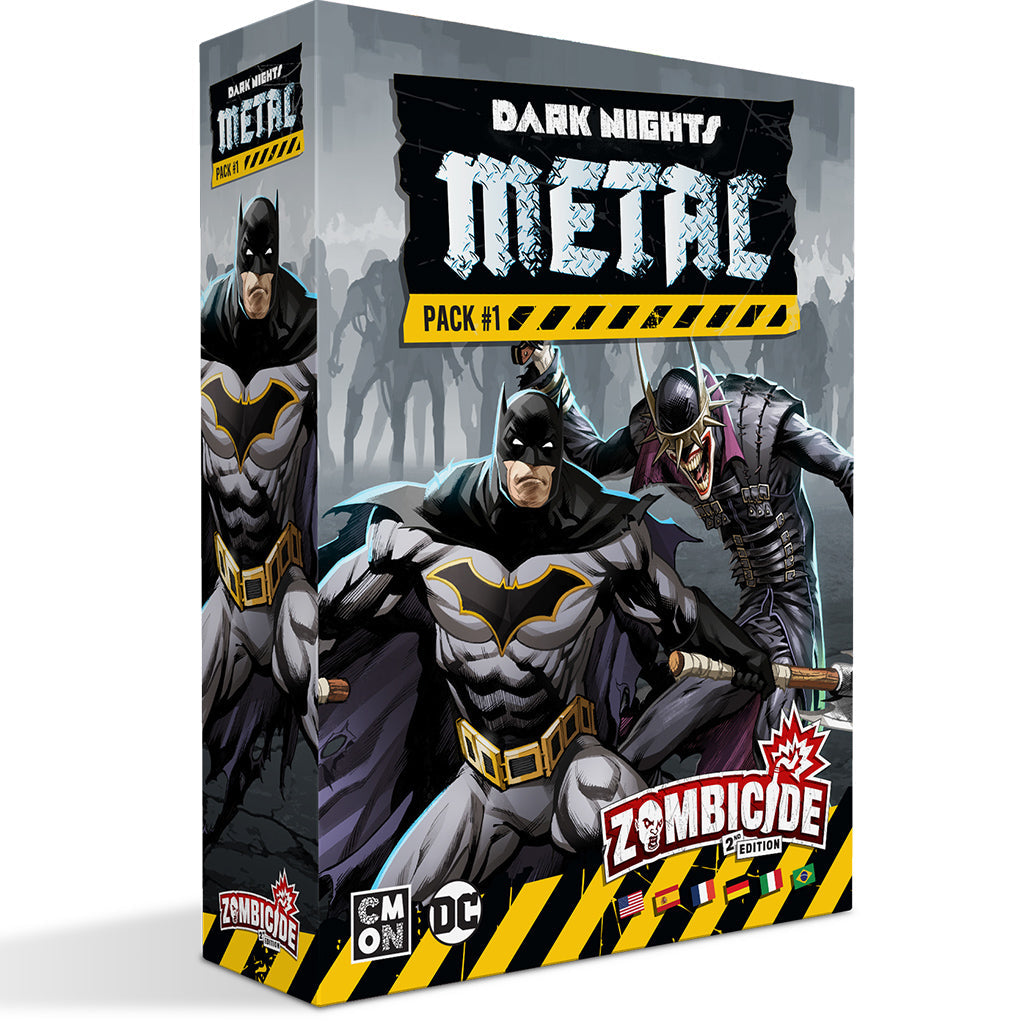 Zombicide Dark Nights Metal Pack #1 Set of Justice League Miniatures - Bộ Mở Rộng Board Game - CMON