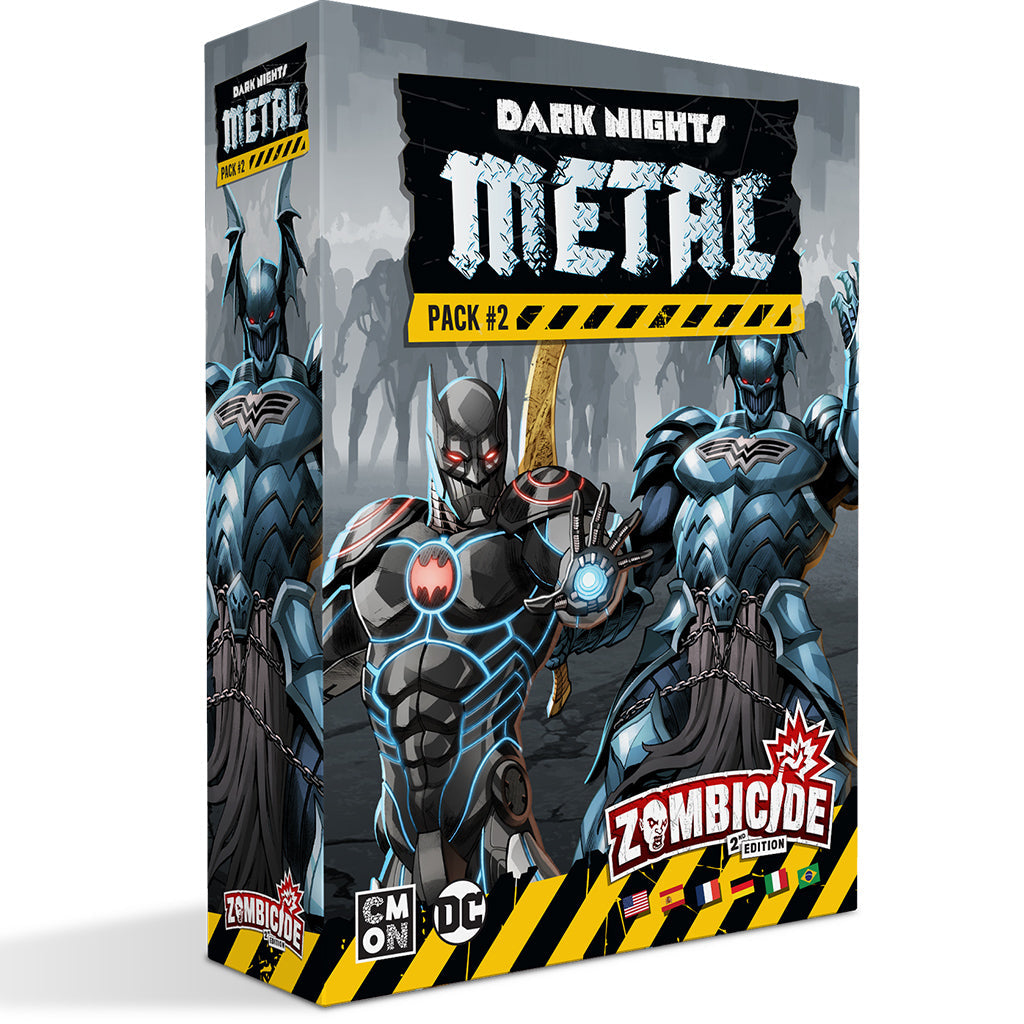 Zombicide Dark Nights Metal Pack #2 Set of Justice League Miniatures - Bộ Mô Hình Mở Rộng Justice League - CMON