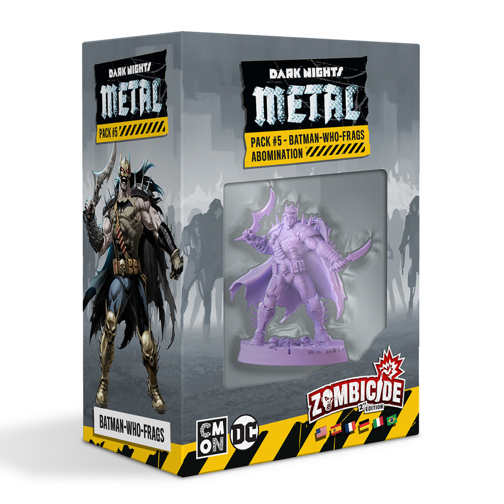 Zombicide Dark Nights Metal Pack #5 Set of Justice League Miniatures - Bộ Mô Hình Mở Rộng Justice League - CMON - Góc nhìn khác 3