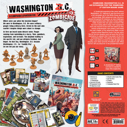 Zombicide 2nd Edition Washington Z.C. - Bản mở rộng Board game Zombie - CMON - Góc nhìn khác 3