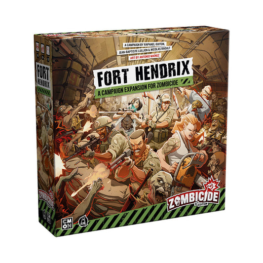 Zombicide 2nd Edition Fort Hendrix Board Game Expansion - Bản mở rộng Board Game chiến thuật - CMON