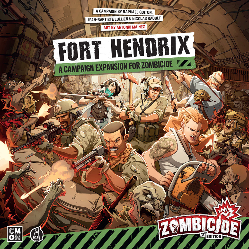 Zombicide 2nd Edition Fort Hendrix Board Game Expansion - Bản mở rộng Board Game chiến thuật - CMON