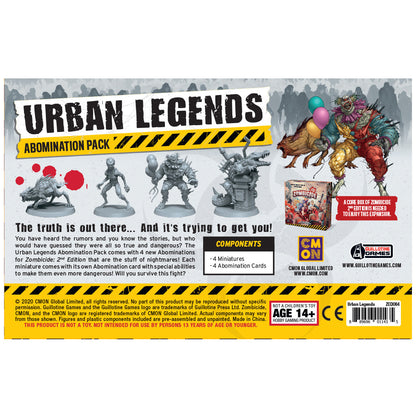 Zombicide 2nd Edition Urban Legends Abomination Pack - Bộ Mở Rộng Board Game Kinh Dị - CMON - Hình ảnh chi tiết 2