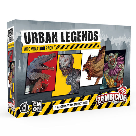 Zombicide 2nd Edition Urban Legends Abomination Pack - Bộ Mở Rộng Board Game Kinh Dị - CMON