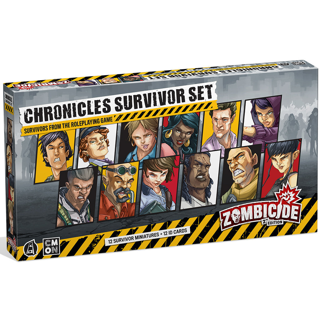 Zombicide 2nd Edition Chronicles Survivors Set - Bộ Mở Rộng Board Game - CMON