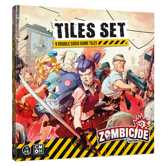 Zombicide 2nd Edition Tiles Set - Bộ Gạch Bản Đồ Mở Rộng - CMON