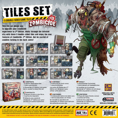 Zombicide 2nd Edition Tiles Set - Bộ Gạch Bản Đồ Mở Rộng - CMON