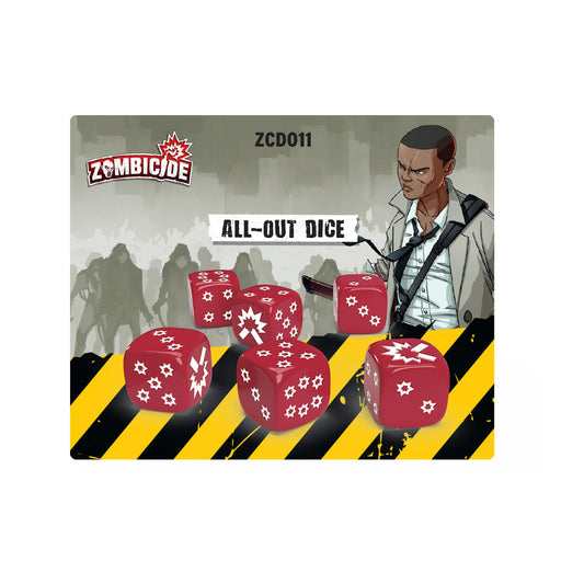 Zombicide 2nd Edition All-Out Dice Pack - Phụ kiện xúc xắc Board Game - CMON