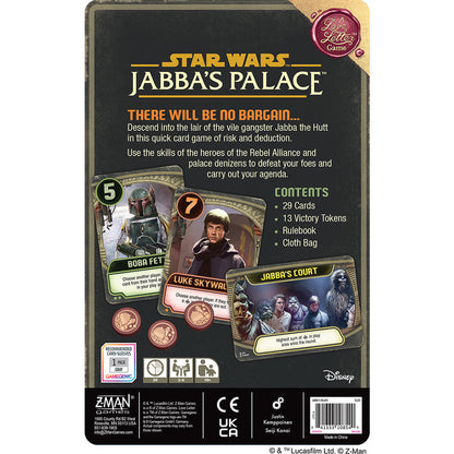 Jabba's Palace: A Love Letter Card Game - Trò Chơi Thẻ Bài Chiến Thuật Star Wars - Z-Man Games