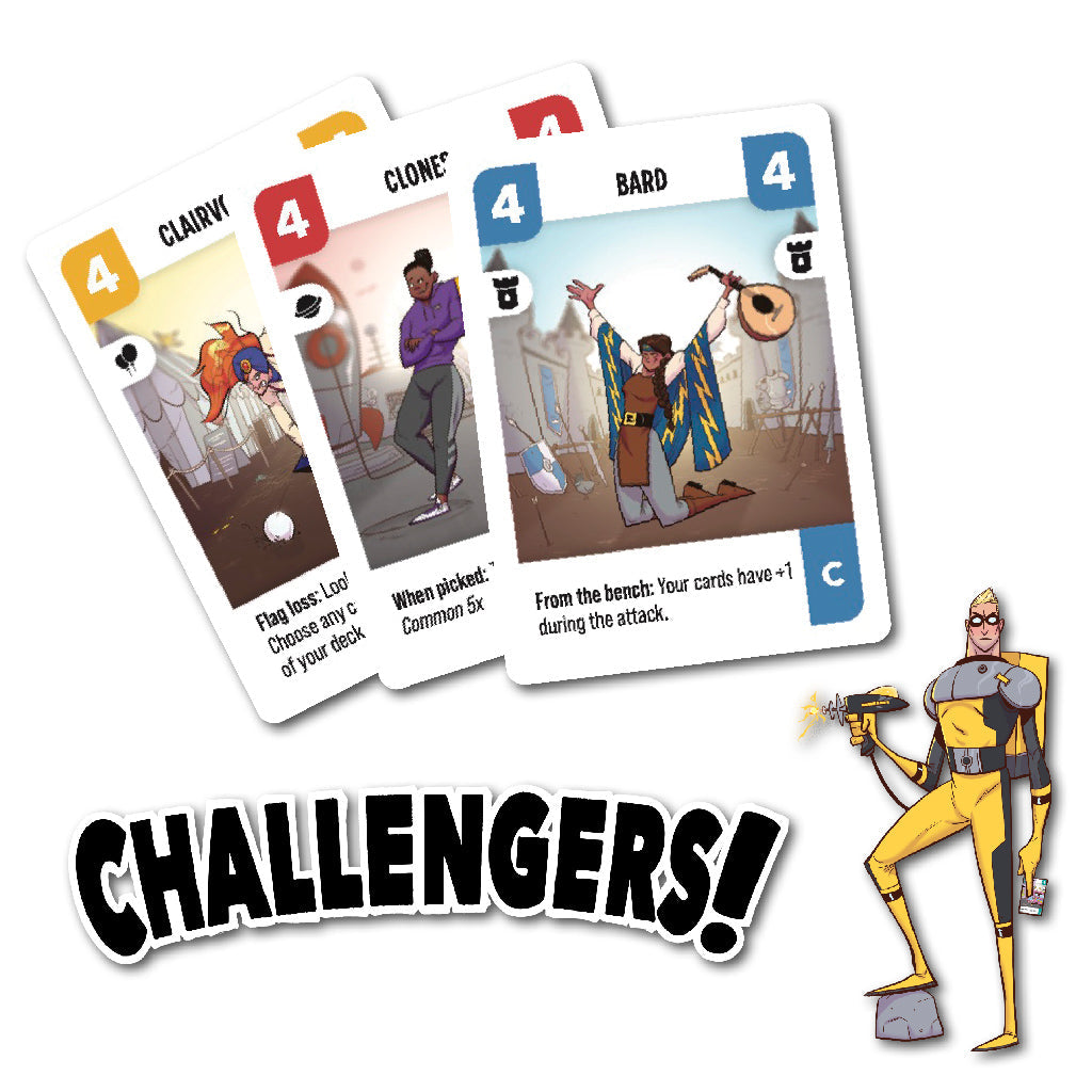 Challengers! - Board game xây dựng bộ bài chiến thuật - Plan B Games