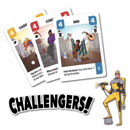 Challengers! - Board game xây dựng bộ bài chiến thuật - Plan B Games