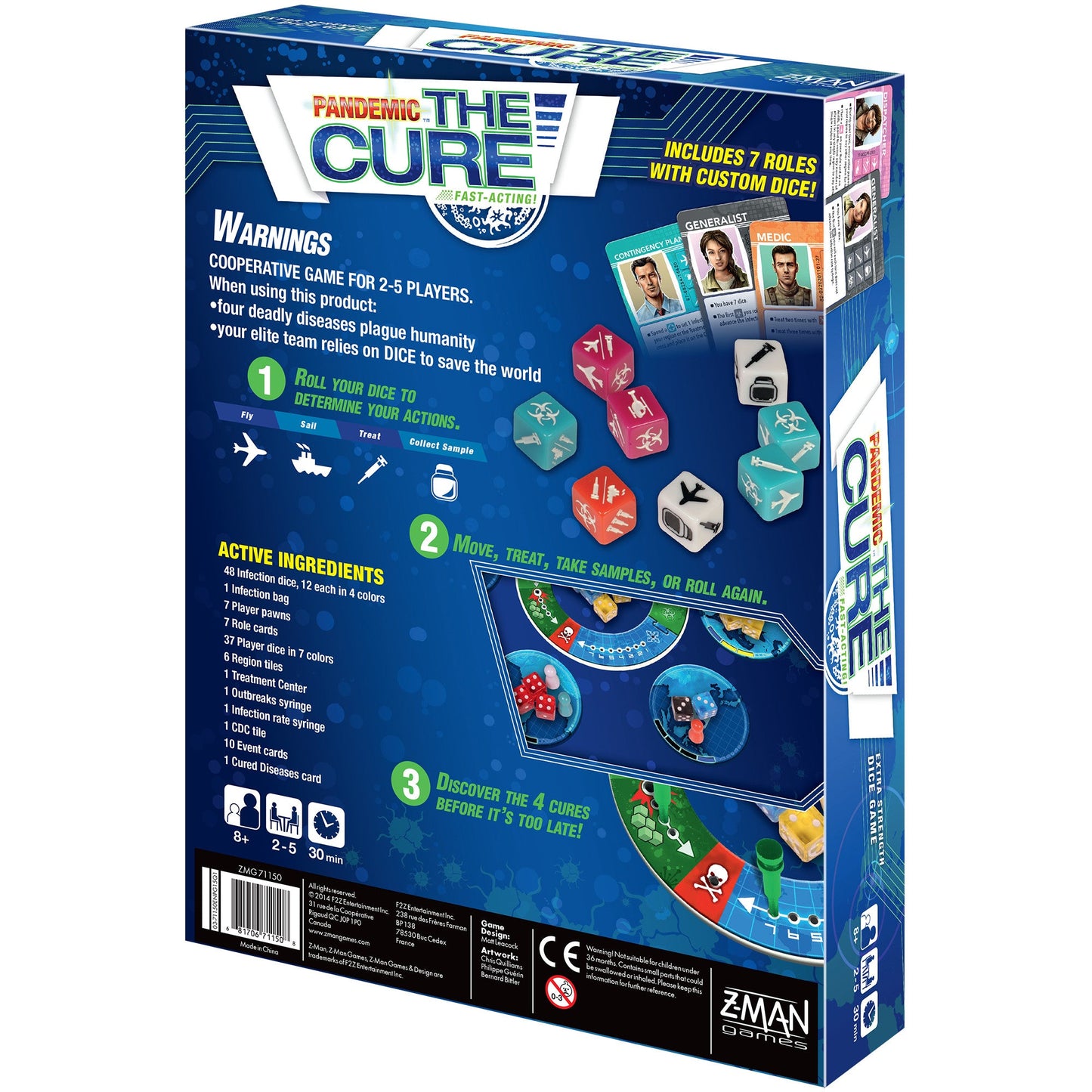 Pandemic: The Cure Board Game - Board Game Chiến Thuật Hợp Tác Đổ Xúc Xắc Z-Man Games