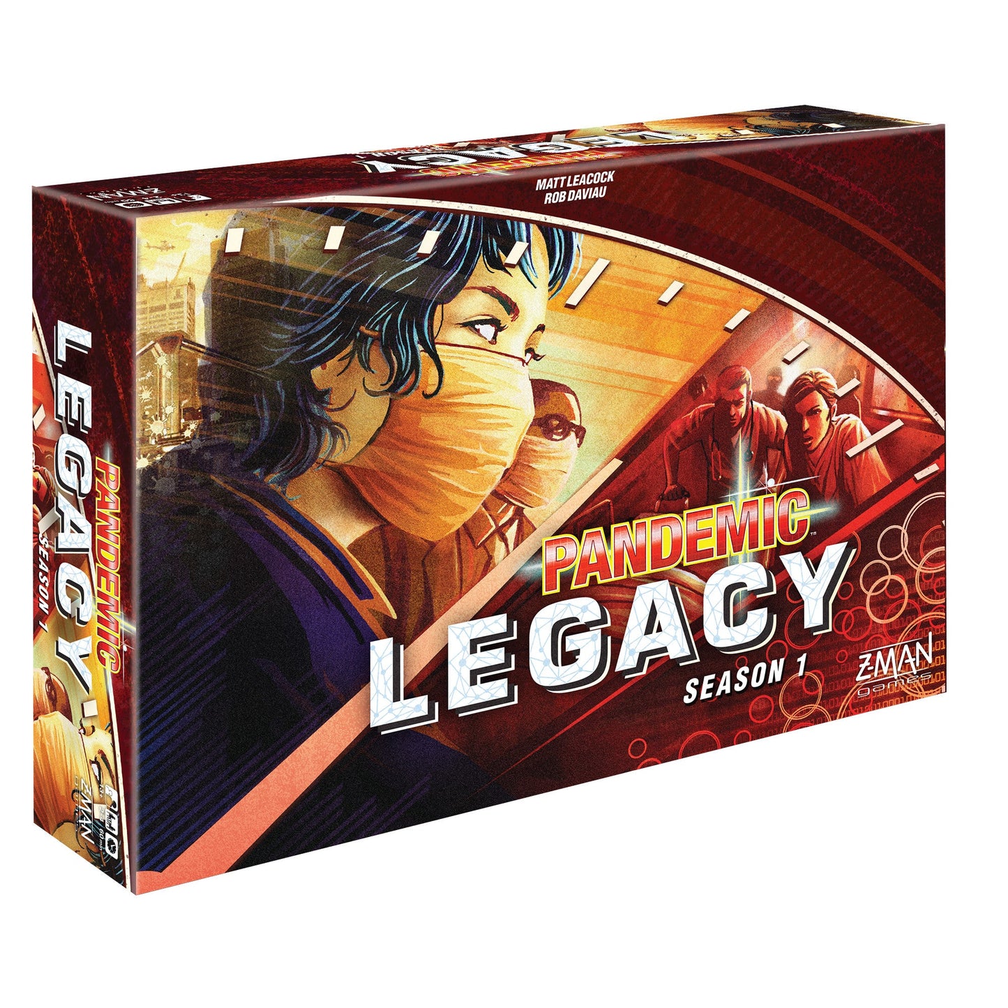 Pandemic Legacy Season 1 Red Edition Board Game Chiến Thuật Hợp Tác - Z-Man Games