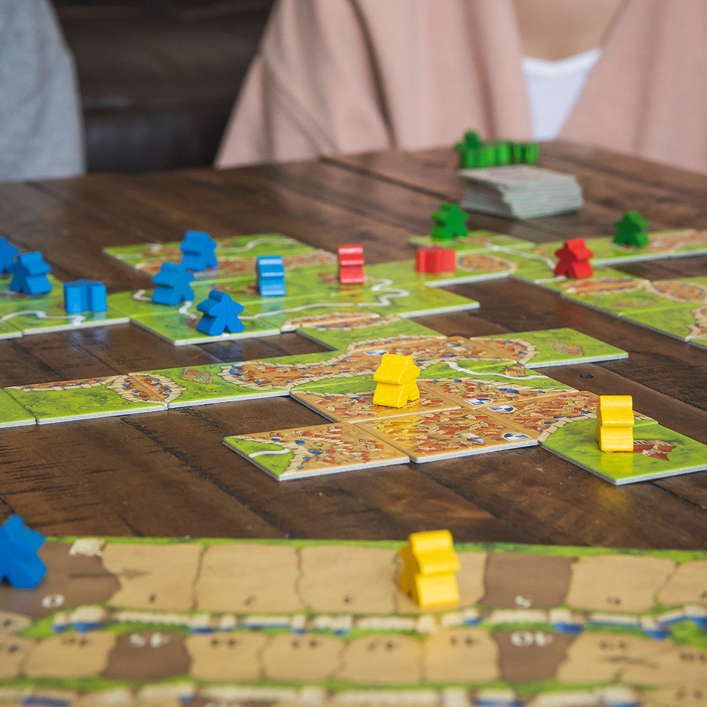 Carcassonne Board Game (Base Game) - Trò chơi đặt gạch chiến thuật - Hans im Glück
