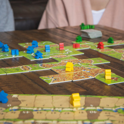 Carcassonne Board Game (Base Game) - Trò chơi đặt gạch chiến thuật - Hans im Glück
