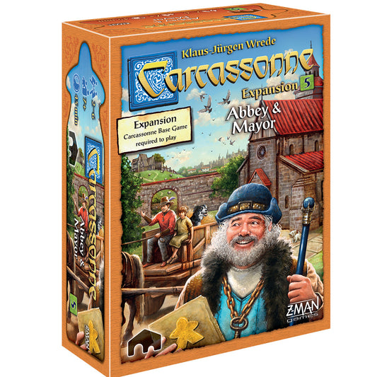 Carcassonne Abbey & Mayor - Bản mở rộng Board Game chiến thuật - Hans im Glück