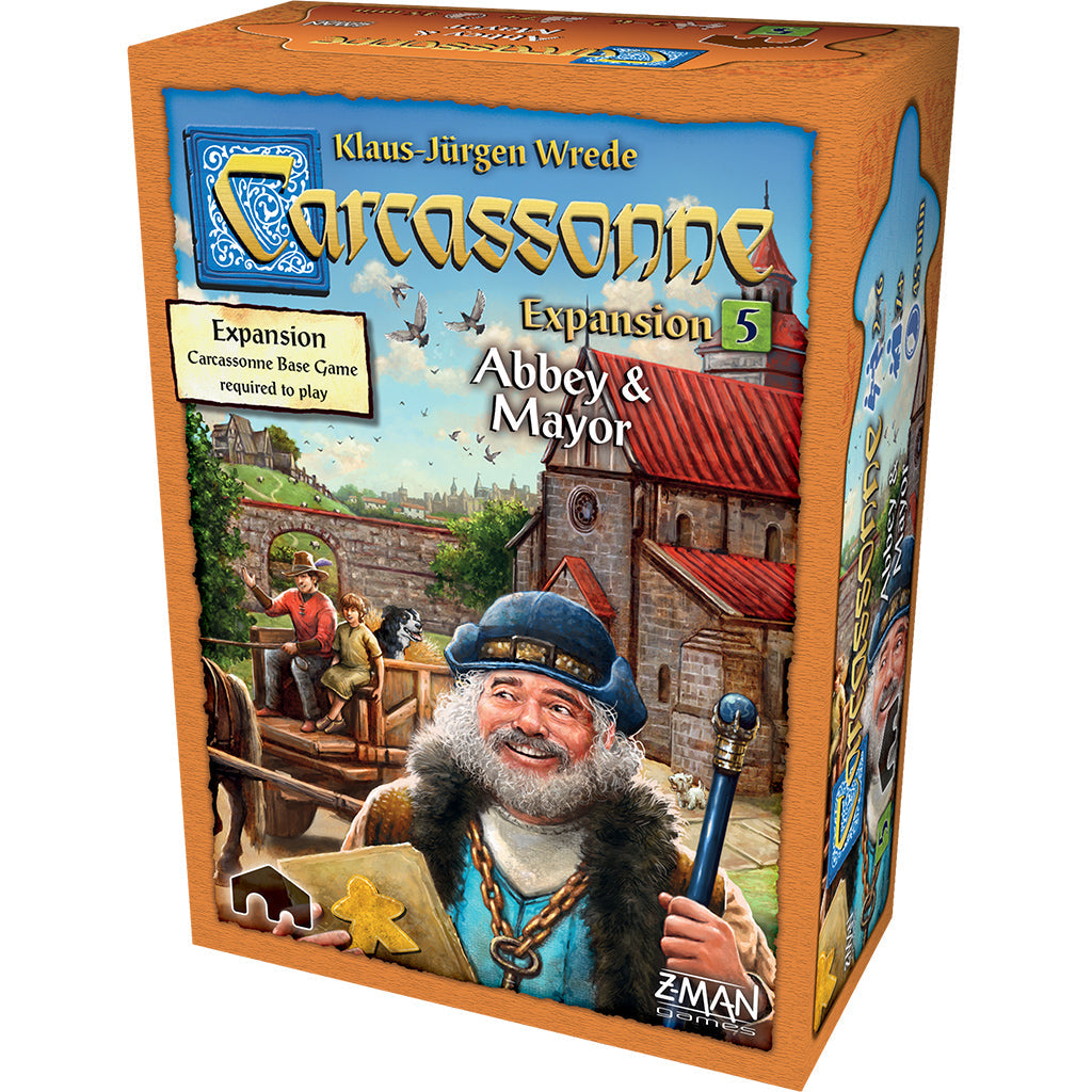 Carcassonne Abbey & Mayor - Bản mở rộng Board Game chiến thuật - Hans im Glück