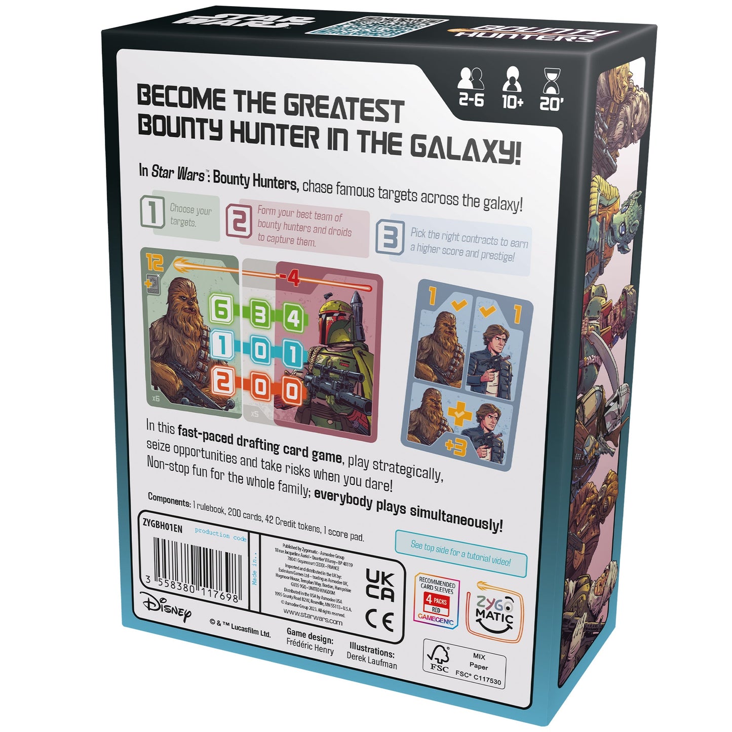 Star Wars: Bounty Hunters Card Game - Board Game Thẻ Bài Chiến Thuật - Zygomatic