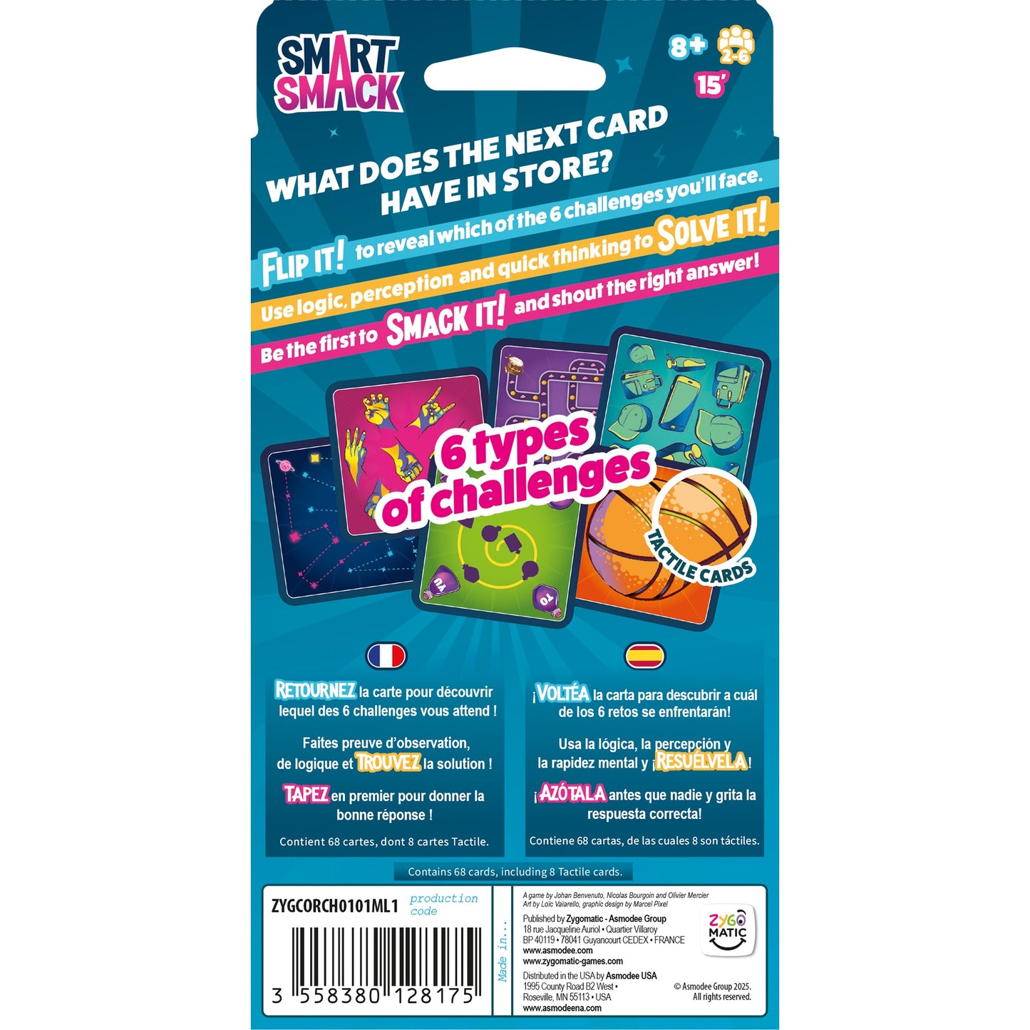 Smart Smack Party Game - Board Game Tốc Độ & Phản Xạ - Zygomatic
