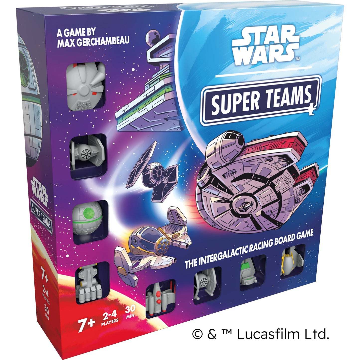 Star Wars Super Teams Clutch Box - Board game đua phi thuyền chiến thuật - Zygomatic