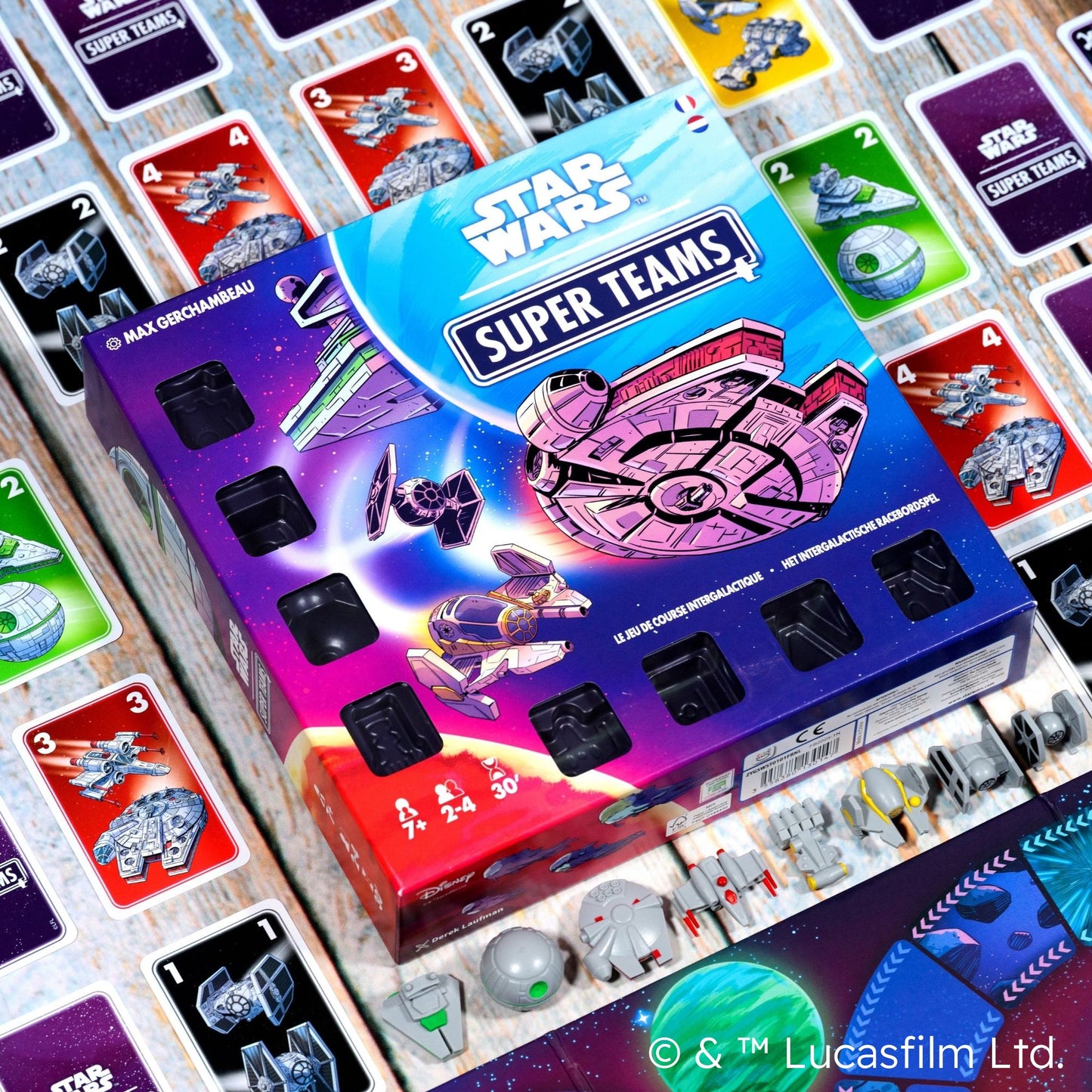 Star Wars Super Teams Clutch Box - Board game đua phi thuyền chiến thuật - Zygomatic