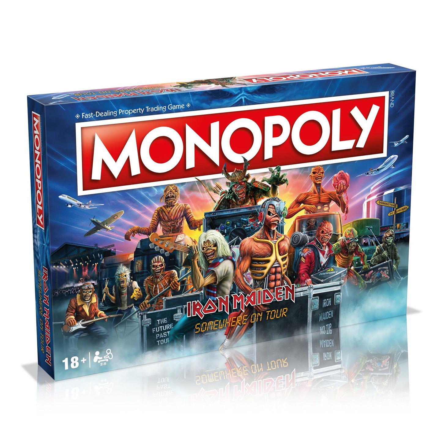 Iron Maiden Monopoly Board Game - Board Game Kinh Điển Cho Fan Rock - Winning Moves - Hình ảnh sản phẩm