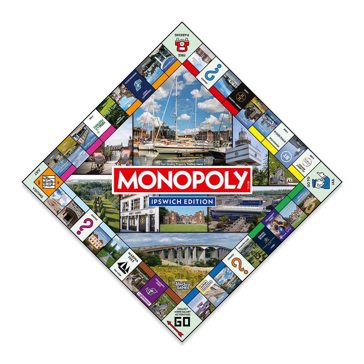 Ipswich Monopoly Board Game - Trò chơi bàn cờ tỷ phú phiên bản đặc biệt - Winning Moves - Hình ảnh bổ sung 4