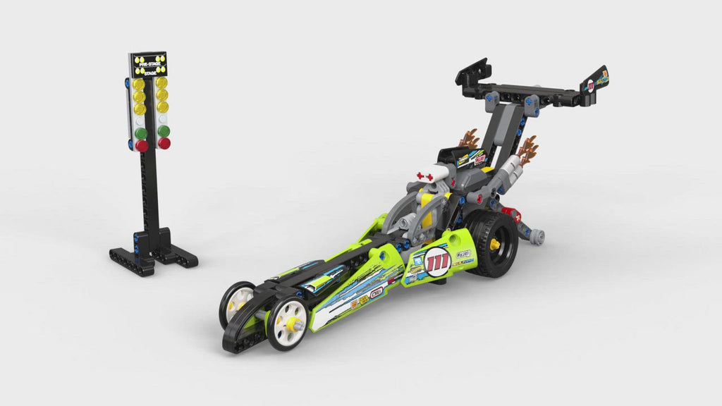 LEGO® Technic™ Dragster - Mô Hình Xe Đua Kéo Ngược 2 Trong 1 - LEGO 42103 - Hình ảnh chi tiết 2
