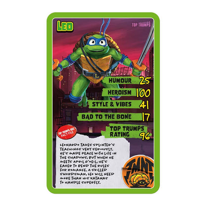 Teenage Mutant Ninja Turtles Top Trumps Card Game - Trò chơi thẻ bài Ninja Rùa - Winning Moves - Hình ảnh chi tiết 2