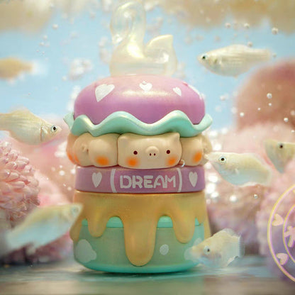 BOOBOO and Hamburgur Pig Family Figure - Mô hình Blind Box - OTHER ART TOYS L730018