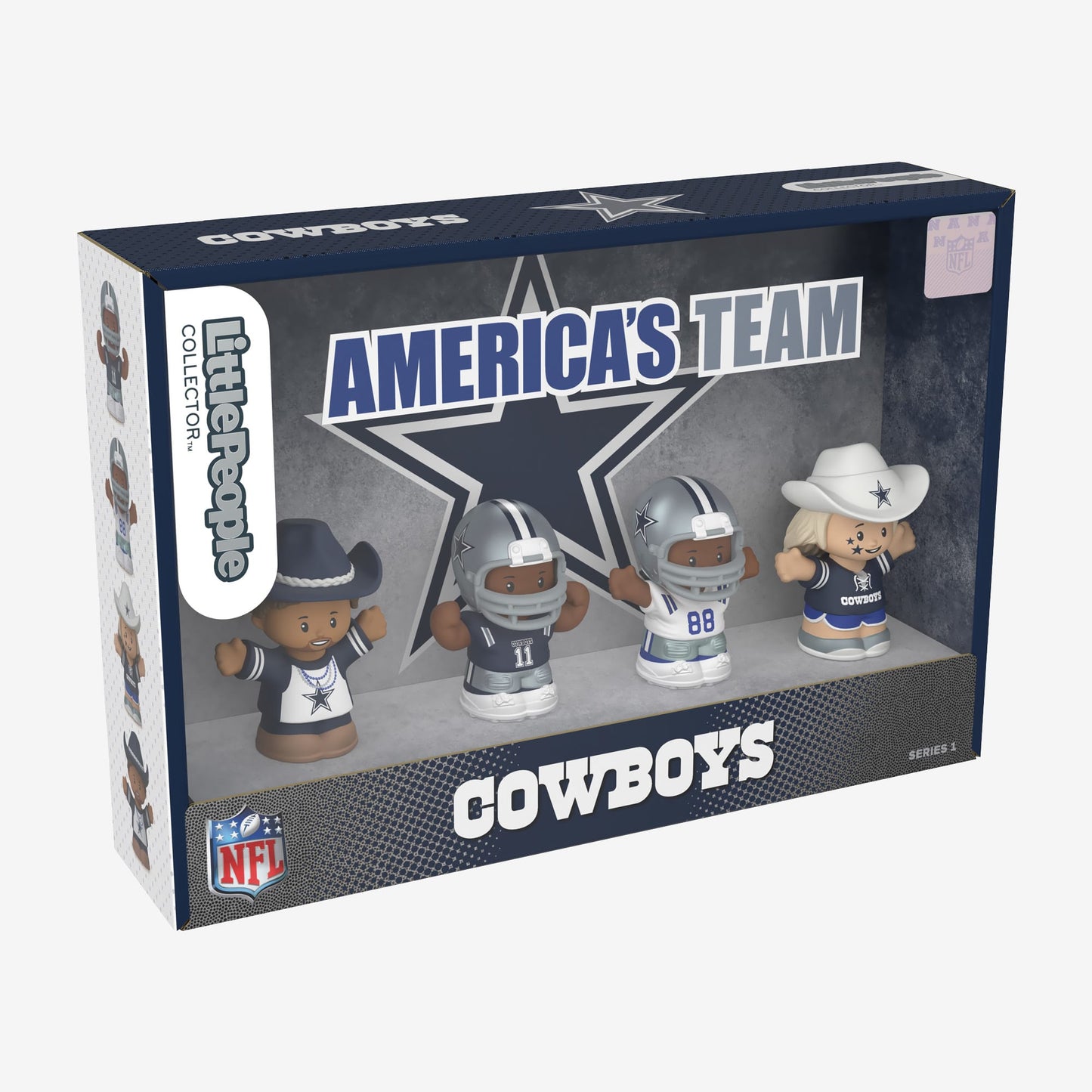 Little People Collector x NFL Dallas Cowboys Set - Bộ Mô Hình Đồ Chơi Sưu Tầm - Mattel Fisher-Price Mattel Creations - ảnh 4 