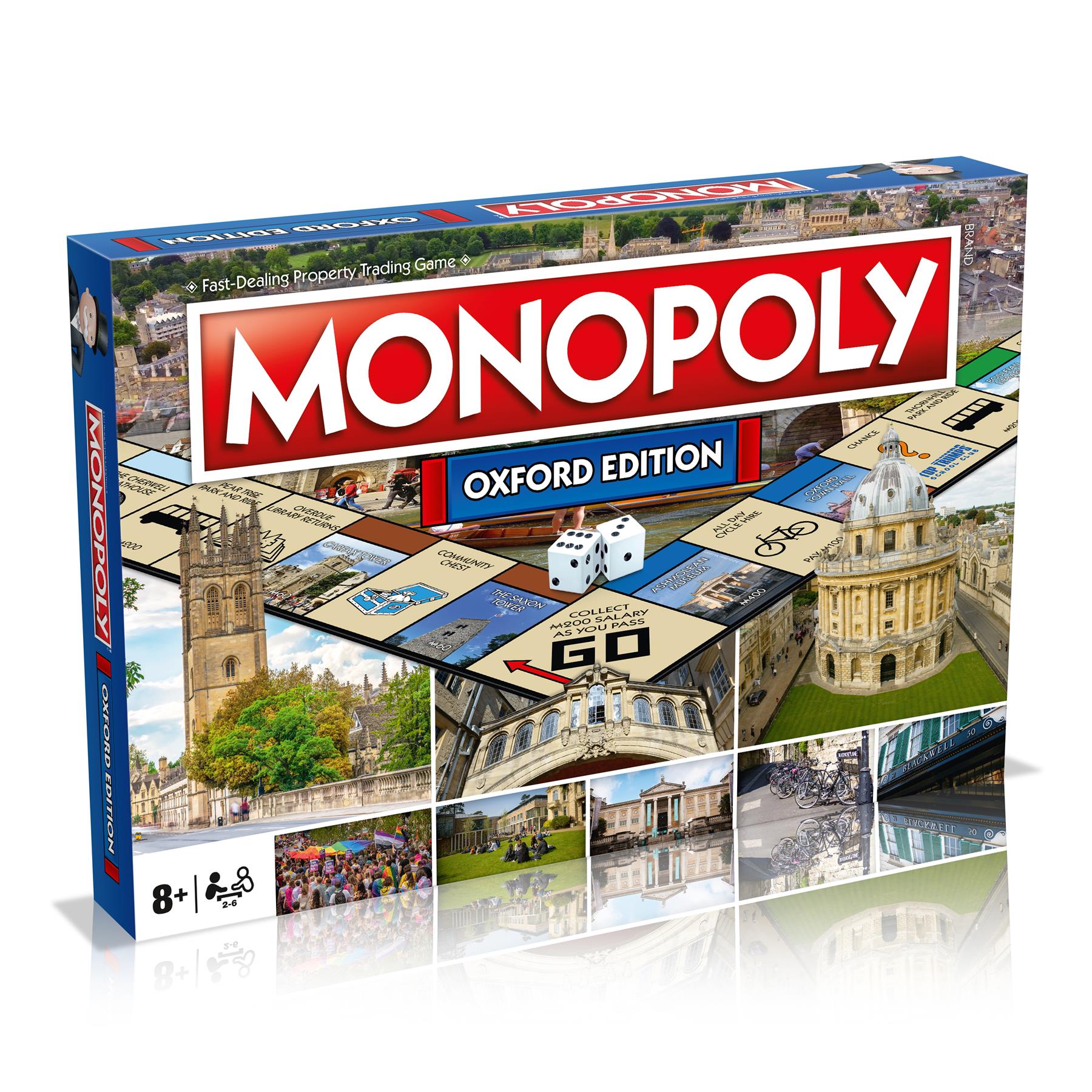 Oxford Monopoly Board Game - Trò Chơi Cờ Tỷ Phú Phiên Bản Oxford - Winning Moves - Hình ảnh sản phẩm