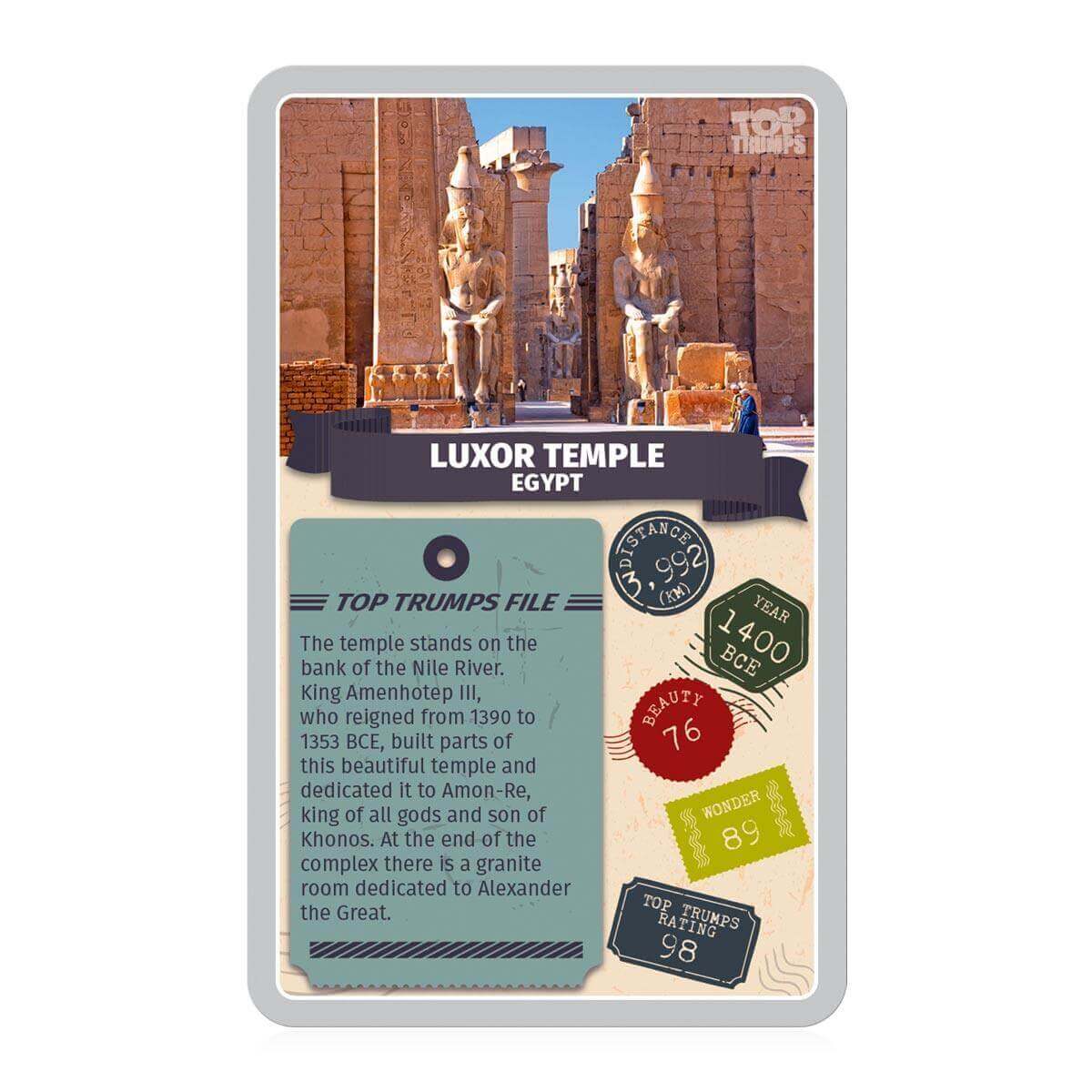 Monuments of the World Top Trumps Card Game - Thẻ bài Kiến trúc Thế giới - Winning Moves - Góc nhìn khác 3
