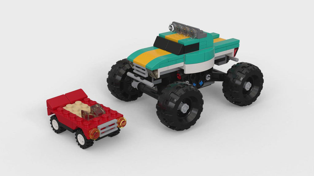 LEGO® Creator 3-in-1 Monster Truck Đồ chơi lắp ráp Xe tải quái vật LEGO 31101 - Hình ảnh chi tiết 2
