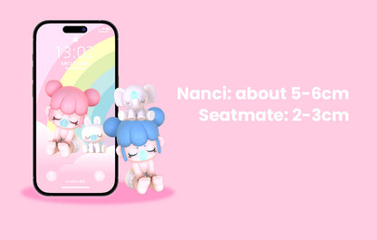 Rolife BabyNanci Seatmates Blind Box Set NAXX - Mô hình Figure Blind Box Trang trí - Rolife