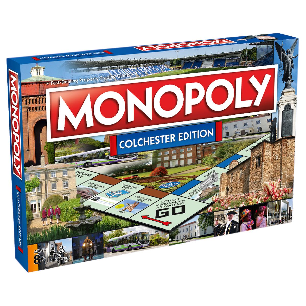 Colchester Monopoly Board Game - Cờ Tỷ Phú Phiên Bản Colchester - Winning Moves - Hình ảnh sản phẩm