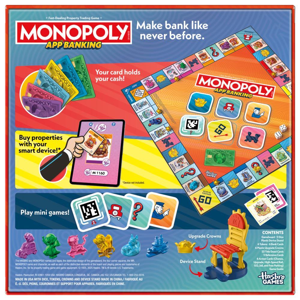 Bộ Board Game Cờ Tỷ Phú Monopoly App Banking (Tương Tác Qua Ứng Dụng) - G1424