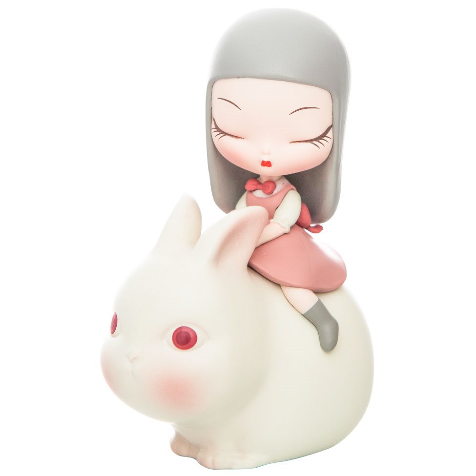 White night Fairy - Moonlight Rabbit - Lite - Mô Hình Figure Art Toy Keme Life