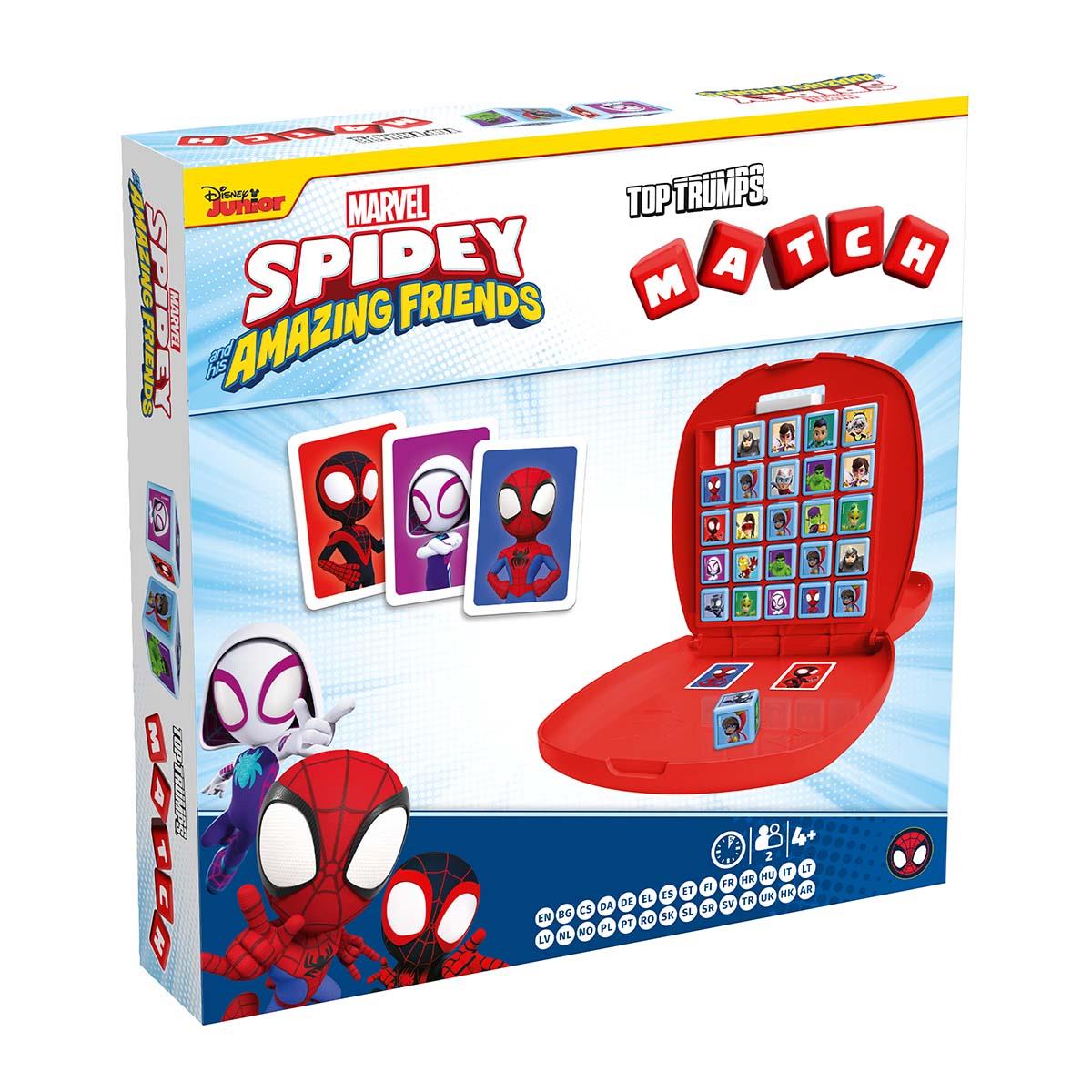 Spidey and His Amazing Friends Top Trumps Match - The Crazy Cube Game - Trò Chơi Xếp Hình Cân Não - Winning Moves