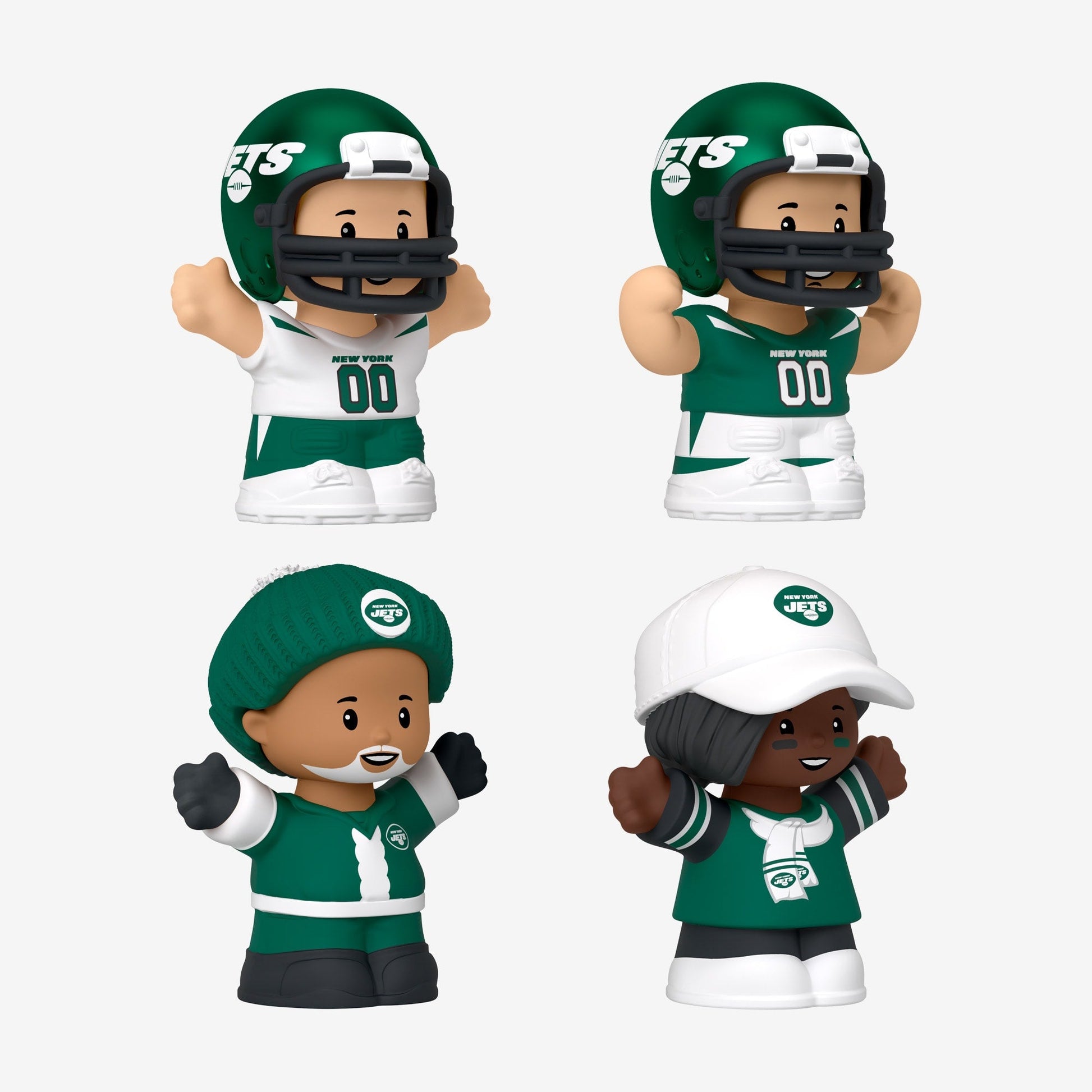 Little People Collector x NFL New York Jets Set - Bộ Mô Hình Nhân Vật Sưu Tầm - Mattel HND14 - Hình ảnh bổ sung 6